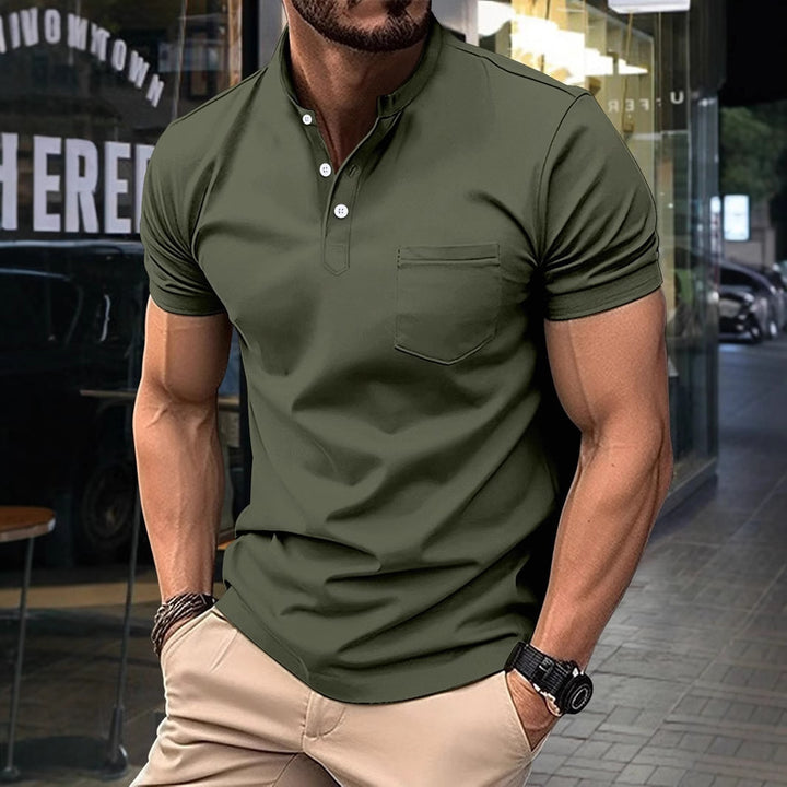 Herren Poloshirt mit modernem Kragen Aliams
