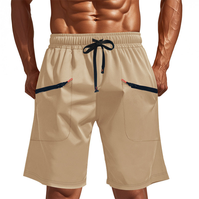 Herren Sportliche Universelle Shorts mit funktionalen Taschen und elastischem Bund Aliams