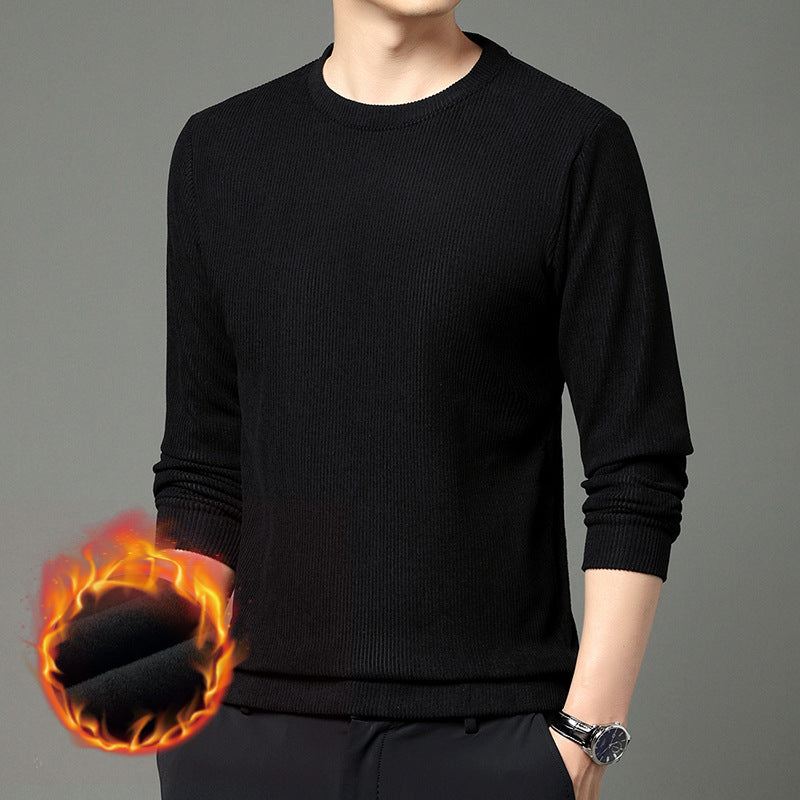 Herren komfortabler und stilvoller Rundhalspullover aus wärmendem Material Aliams