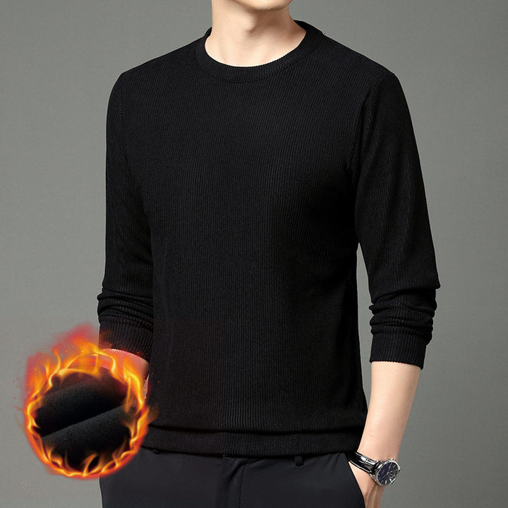 Herren komfortabler und stilvoller Rundhalspullover aus wärmendem Material Aliams