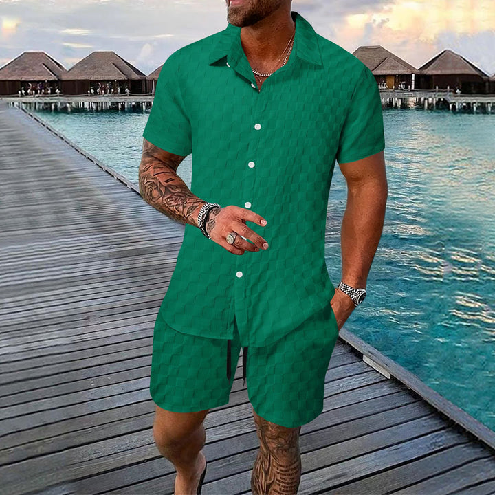 Herren Texturiertes Urlaubsoutfit Aliams