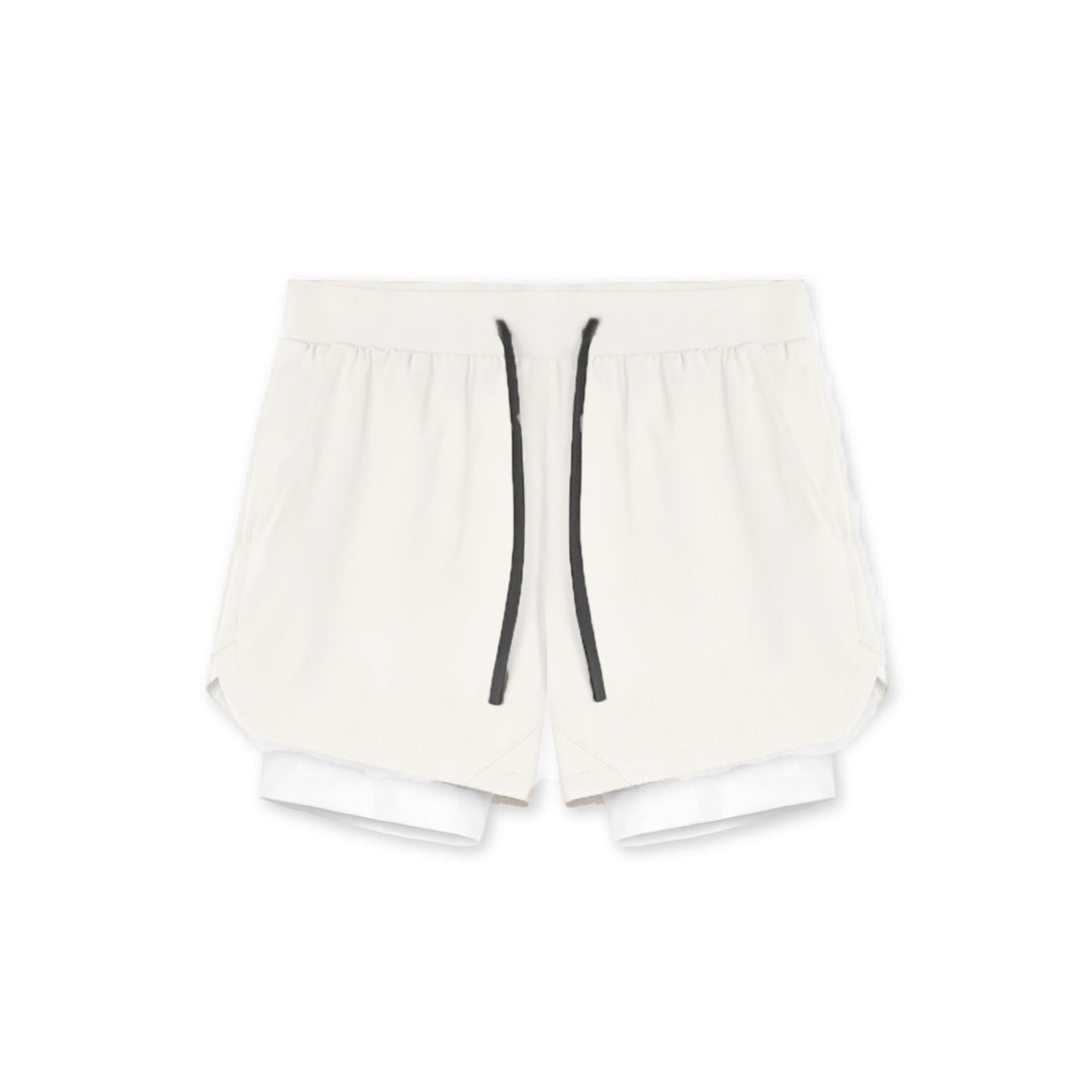 Herren Sportliche Hybrid-Shorts mit Innenfutter Aliams