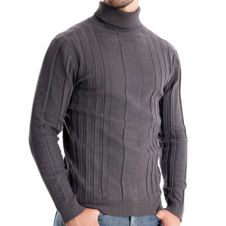 Herren Stehkragen Pullover Aliams