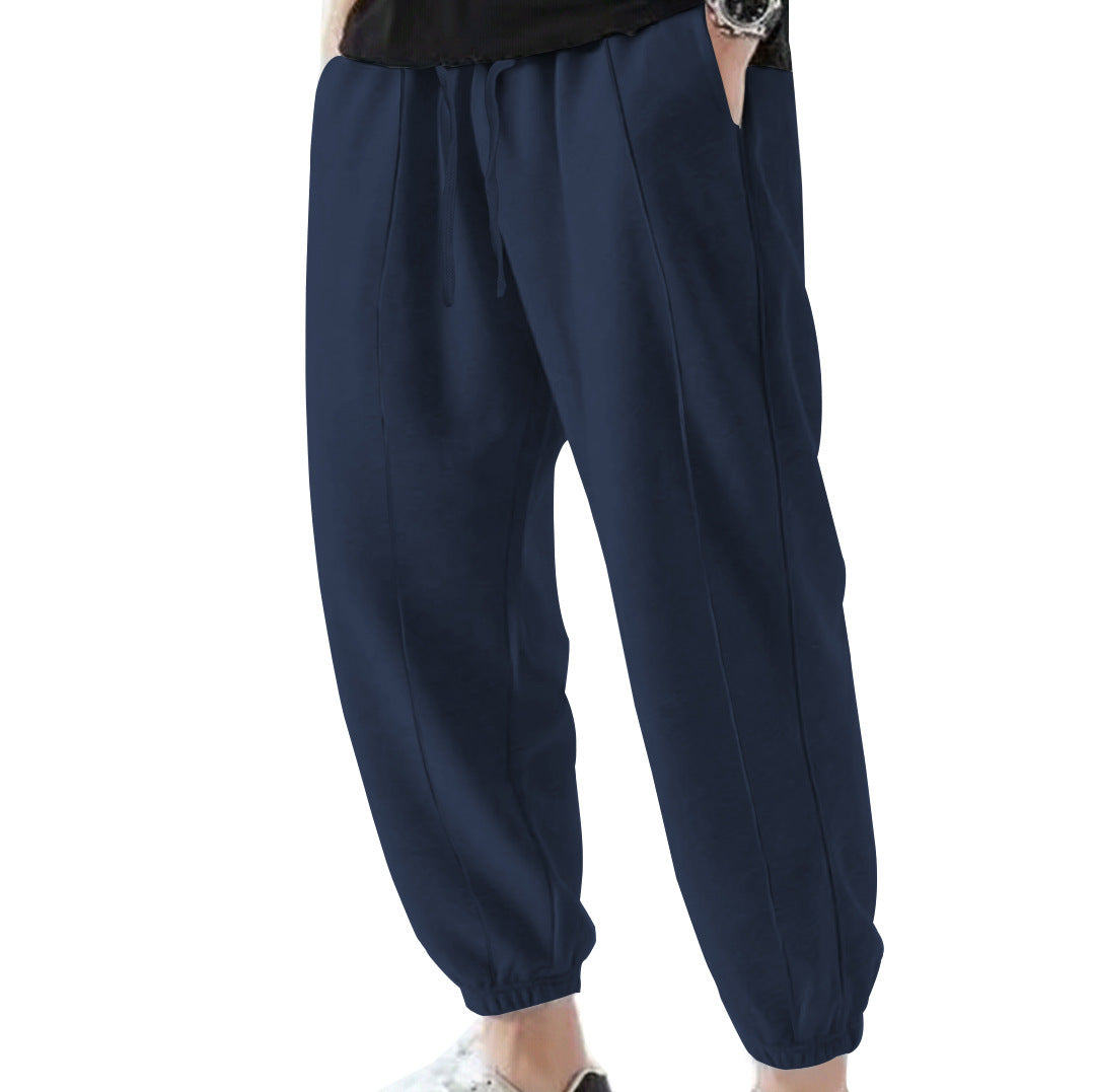 Herren Jogginghose aus atmungsaktivem Material mit verstellbarem Bund Aliams