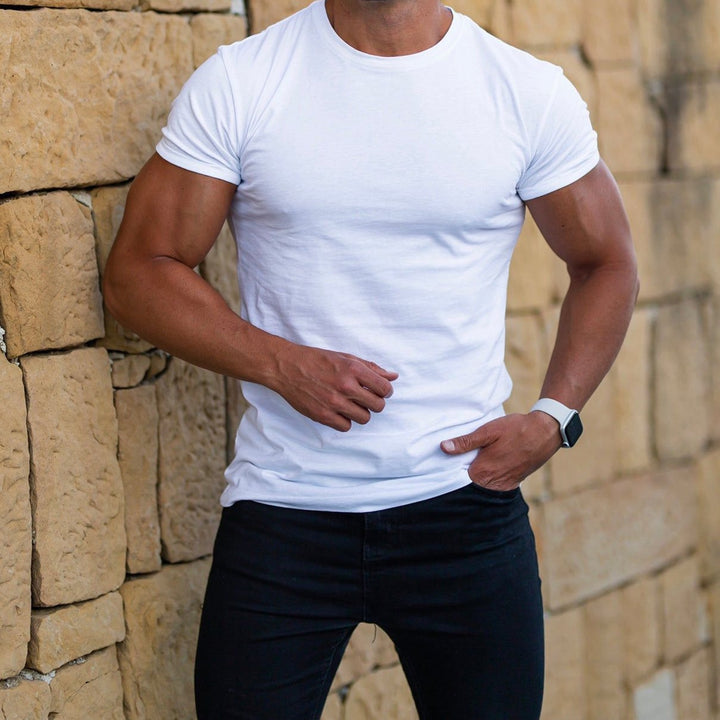 Herren körperbetontes T-Shirt Aliams