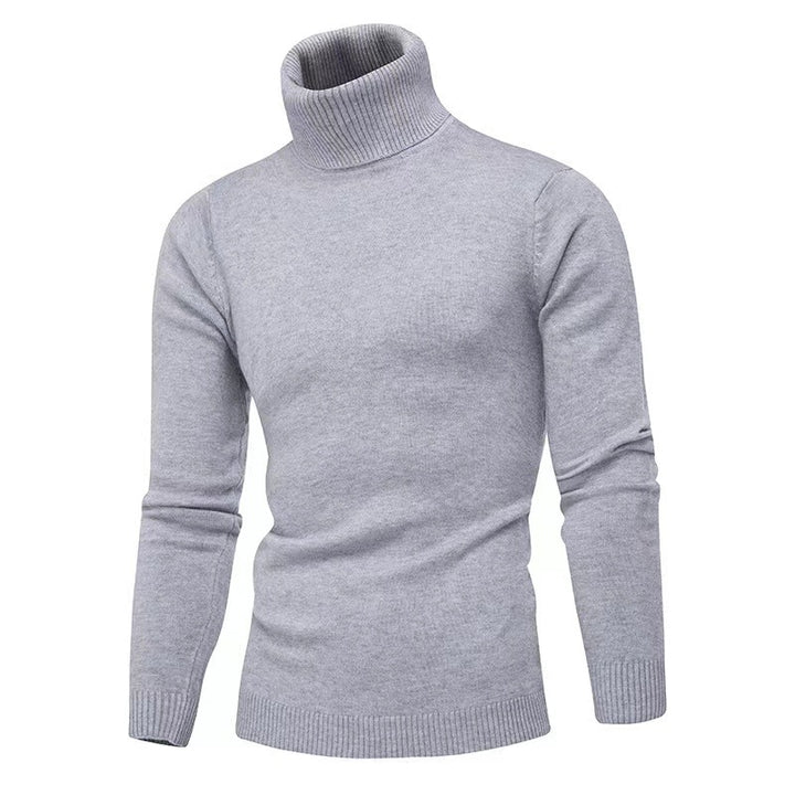 Herren Strickpullover mit hohem Kragen Aliams