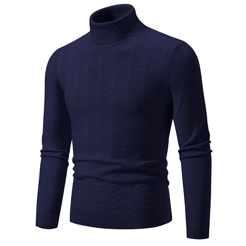 Herren Komfortabler Rollkragenpullover mit strukturiertem Design und hochwertiger Baumwolle Aliams