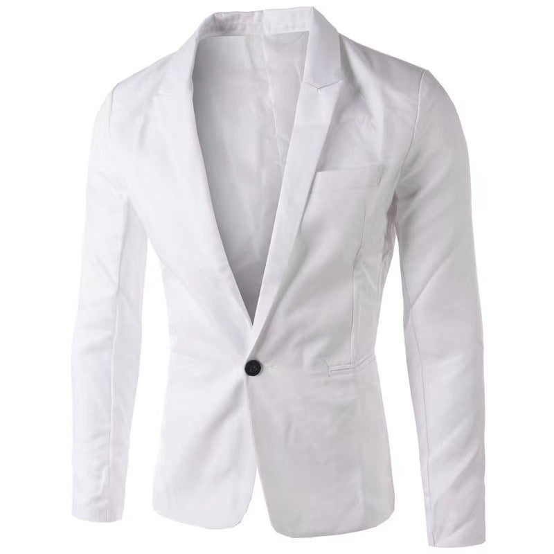 Herren eleganter Blazer mit schmalem Schnitt und feinen Akzenten Aliams