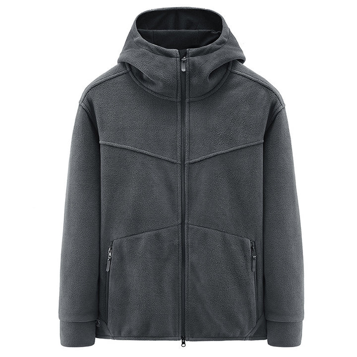 Herren Fleecejacke mit kuscheligem Innenfutter und praktischen Taschen Aliams