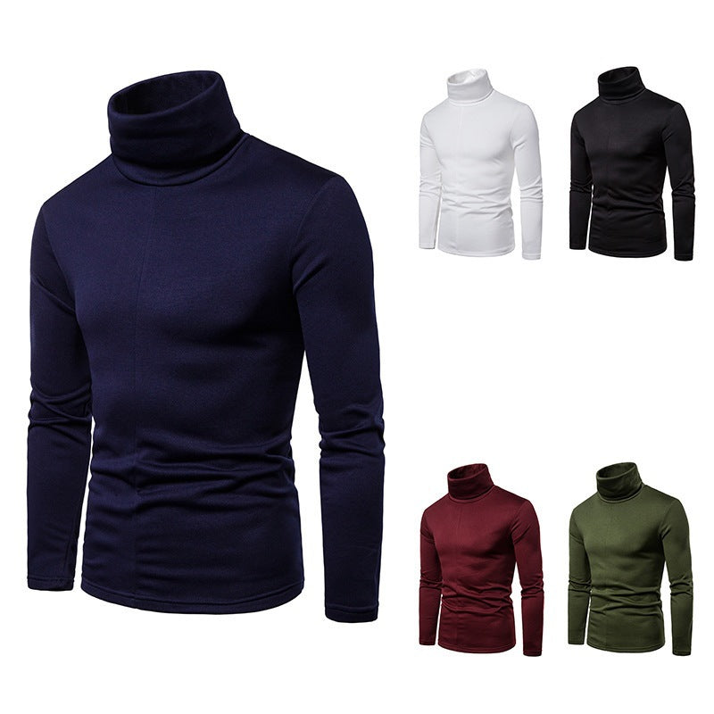 Herren Rollkragenpullover aus weichem Strickmaterial Aliams