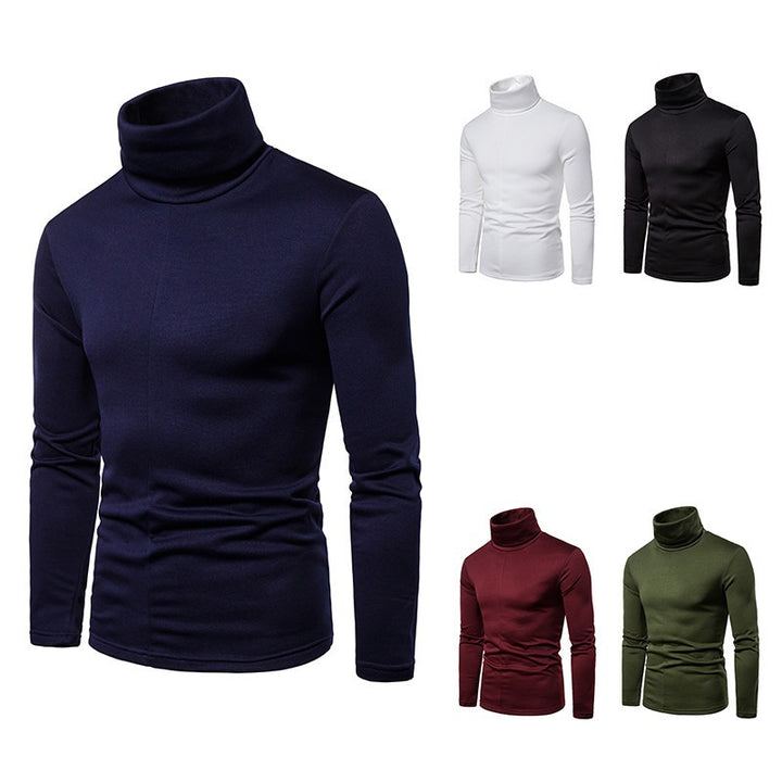 Herren Rollkragenpullover aus weichem Strickmaterial Aliams