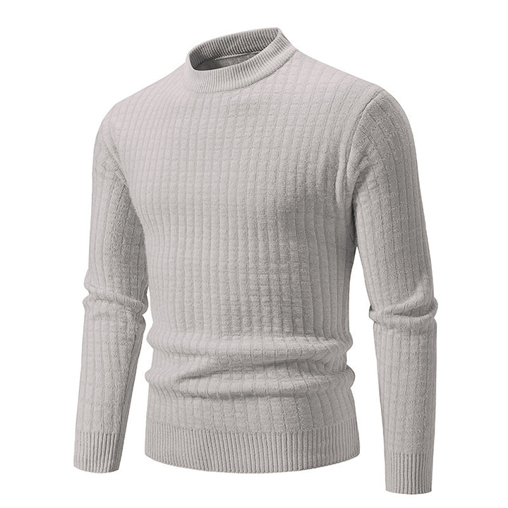 Herren Feinstrickpullover mit strukturiertem Design Aliams