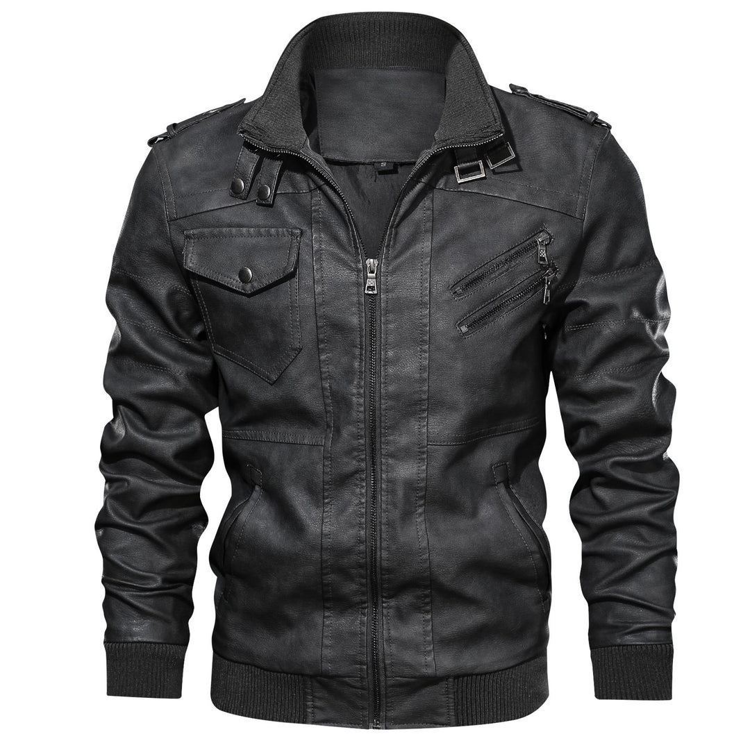Herren Kunstlederjacke Aliams