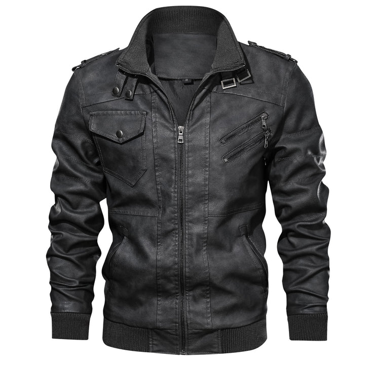 Herren Kunstlederjacke Aliams