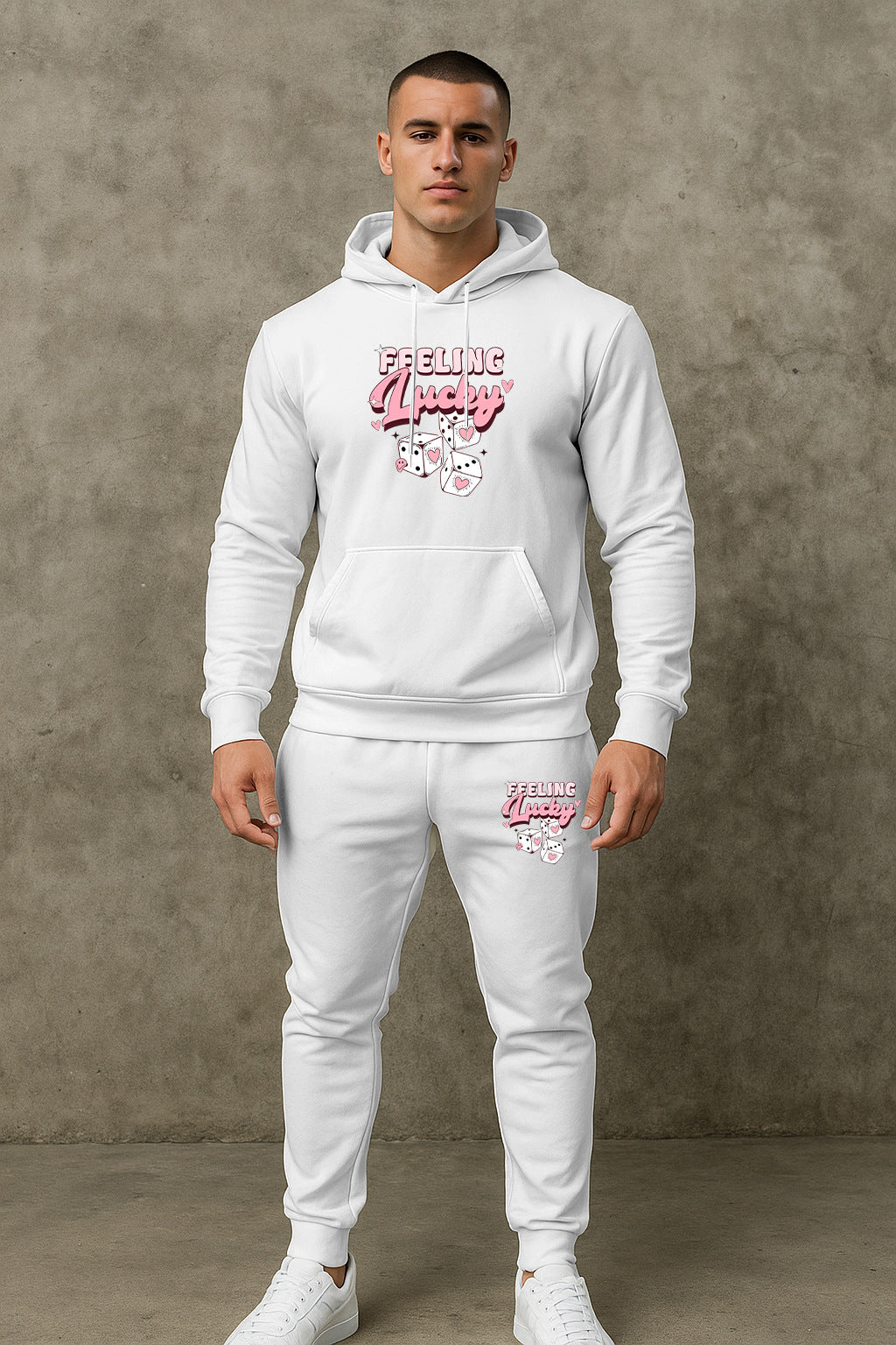 Herren Sportliches Hoodie- und Jogginghosen-Set Aliams