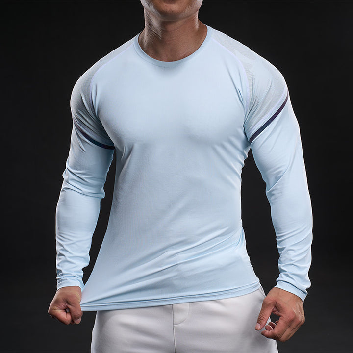 Herren sportliches Langarm-Funktionsshirt Aliams