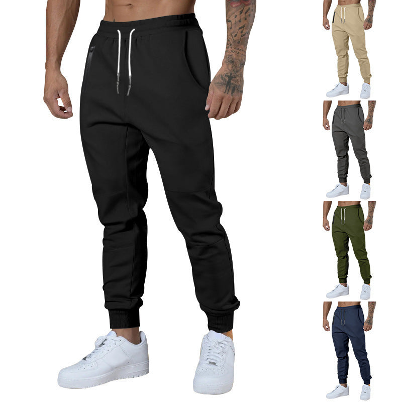 Herren sportive Jogginghose mit funktionalen Taschen und elastischem Bund Aliams