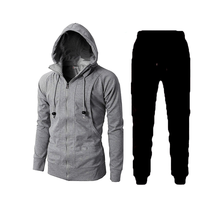 Herren Sportlicher Hoodie und Jogginghose Set mit hochwertigem Material und Funktionalität Aliams
