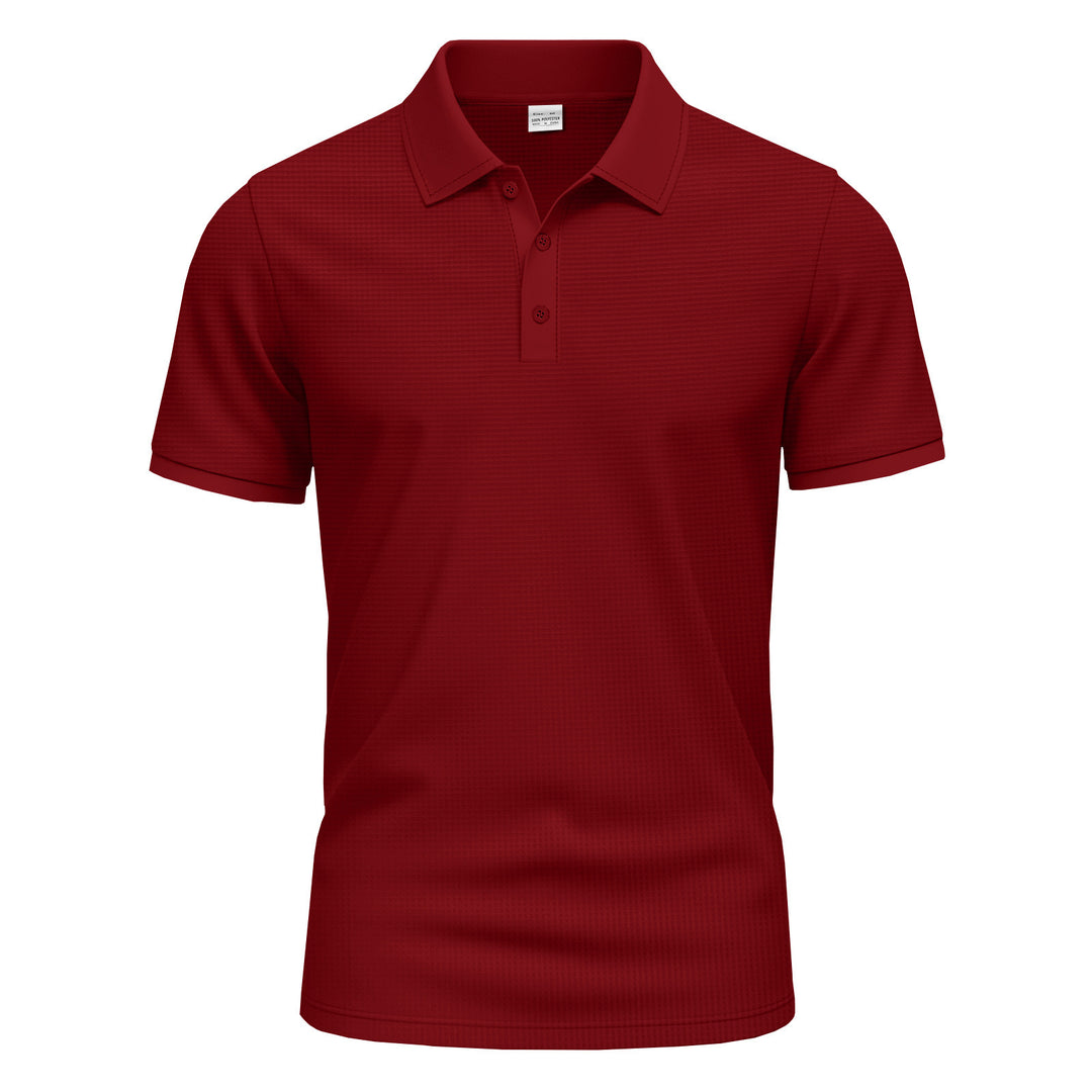 Herren Sportliches Poloshirt mit feuchtigkeitsableitenden Eigenschaften und strukturiertem Design Aliams
