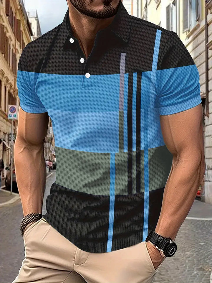 Herren Sportliches Piqué-Poloshirt Aliams