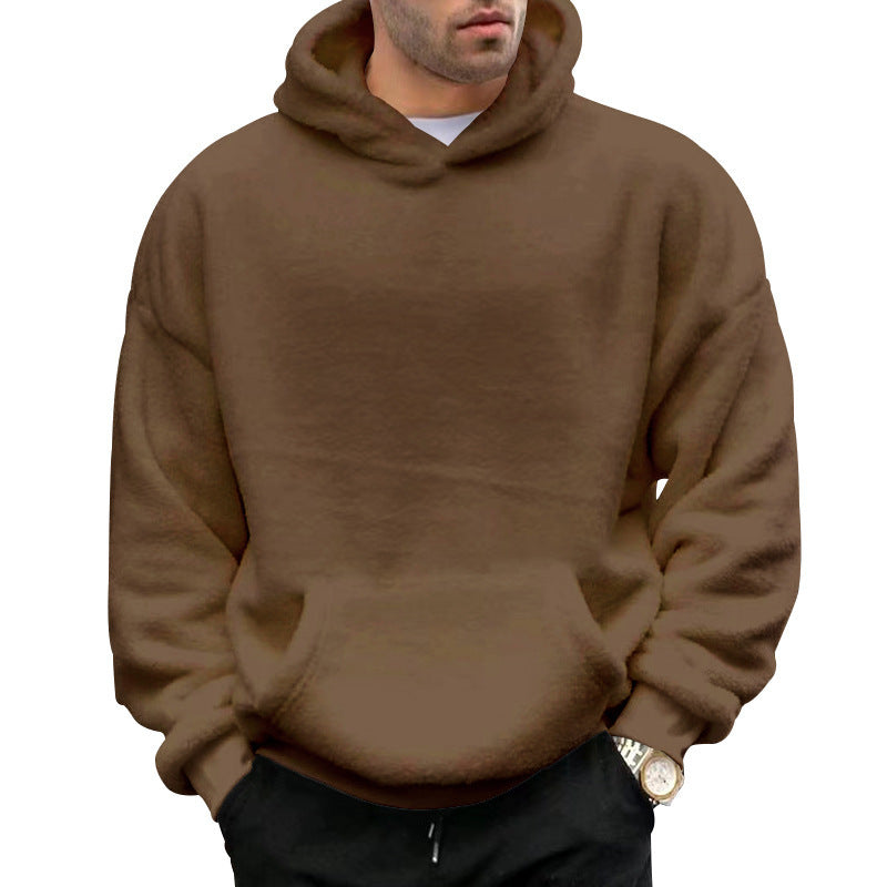 Herren bequemer Oversized Kapuzenpullover Aliams