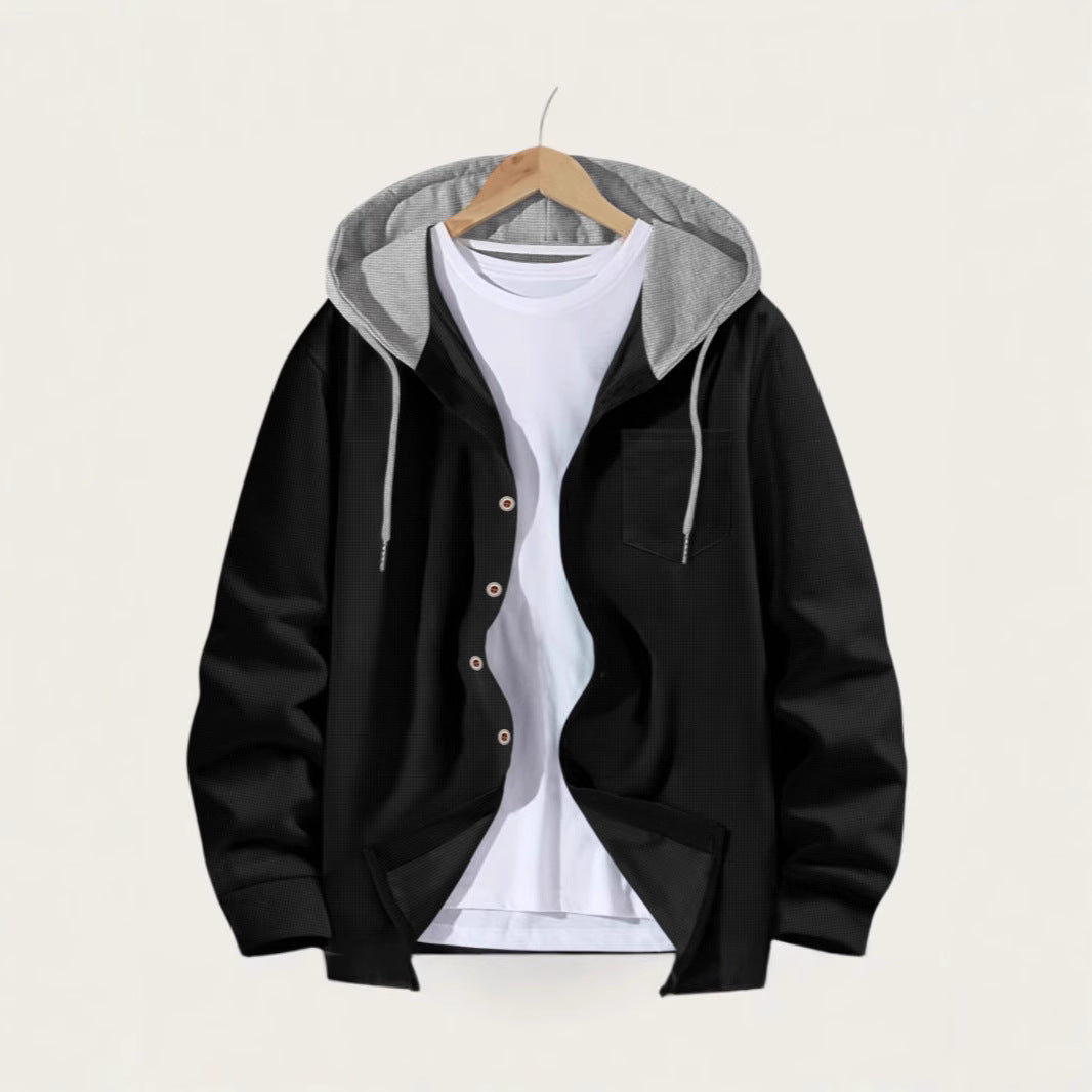 Herren Freizeitjacke mit Kapuze und modischem Design Aliams