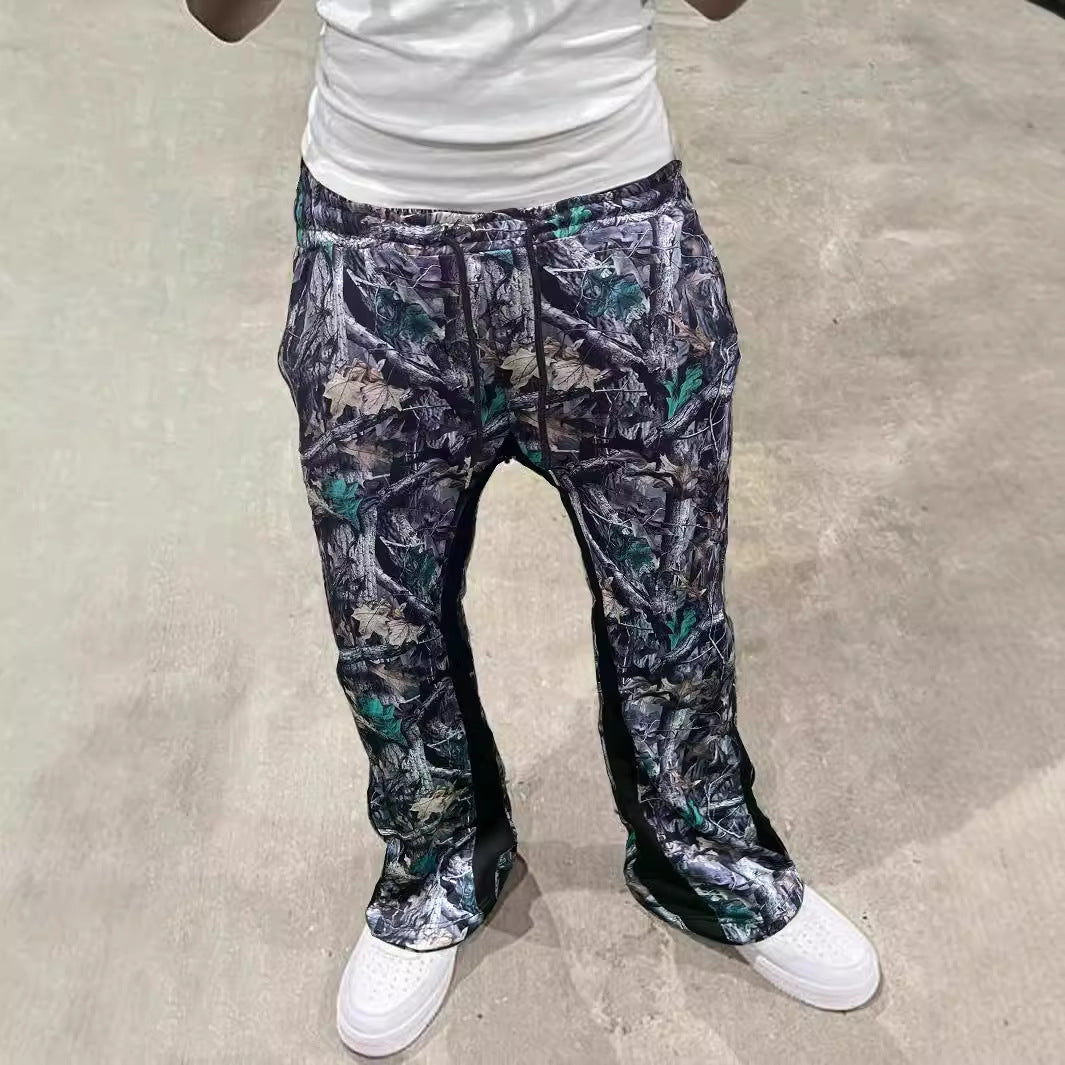 Herren Freizeithose mit innovativem Camouflage-Muster und elastischem Bund Aliams