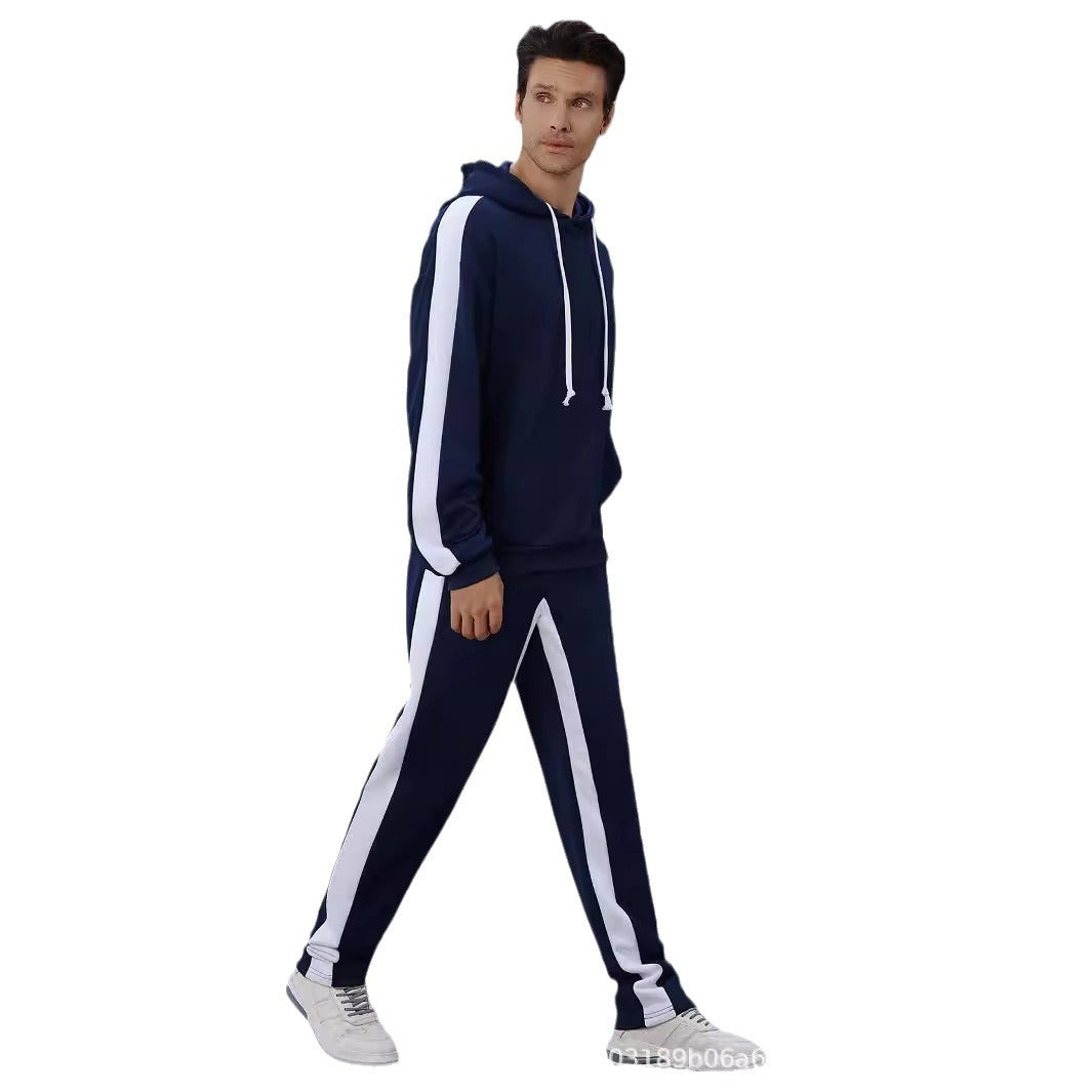 Herren Sportliches Hoodie und Jogginghose Set Aliams