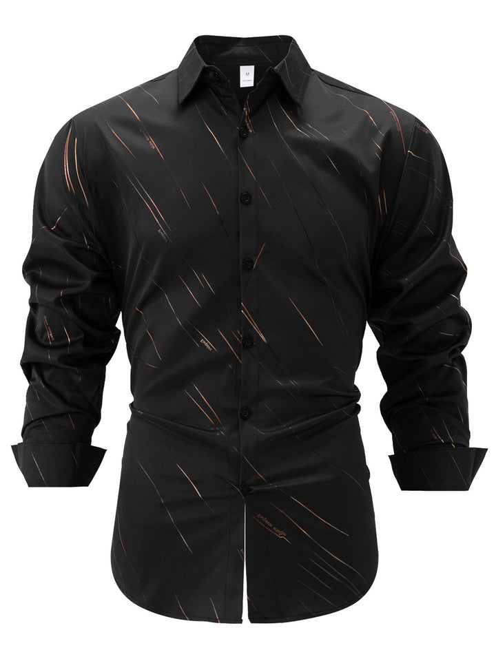 Herren Hemd mit modernem, dynamischem Design und klassischem Schnitt Aliams