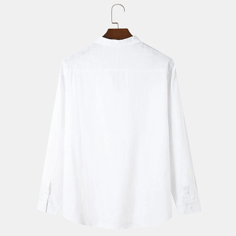 Damen lässige Leinenbluse Aliams