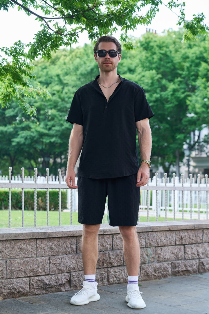 Herren Freizeitanzug aus atmungsaktivem Material mit lässigem Schnitt Aliams