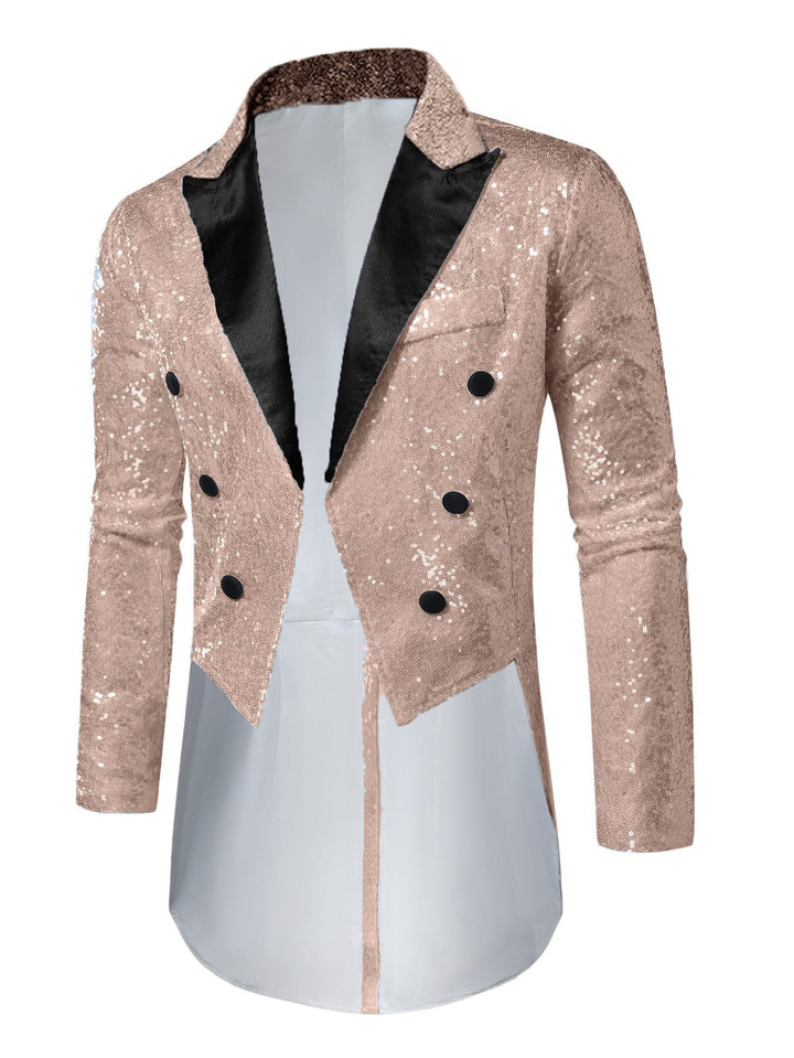 Herren glitzernder Abendblazer Aliams