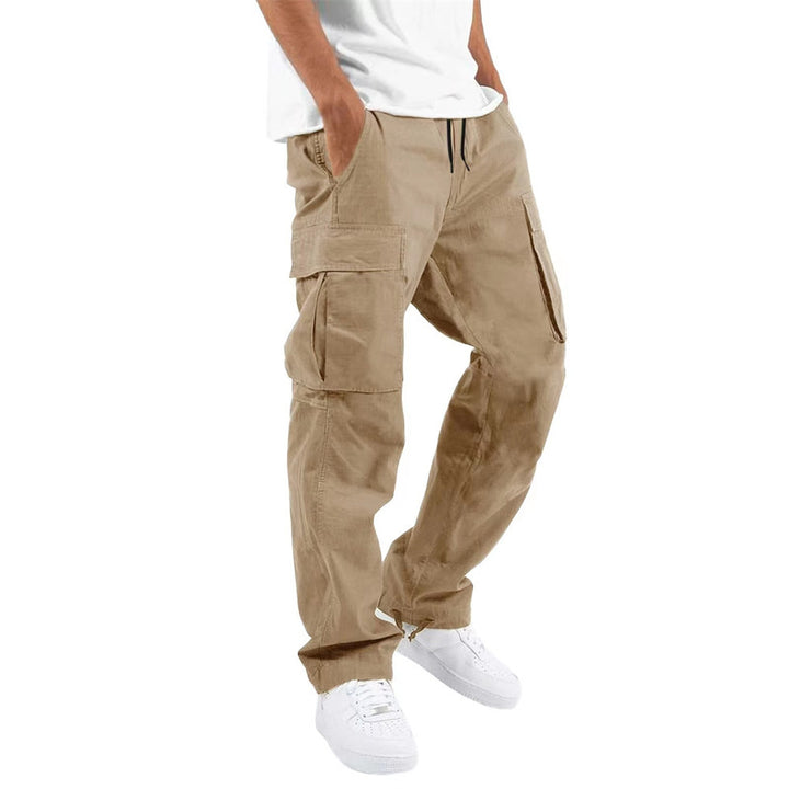Herren robuste Multi-Taschen Cargohose Aliams