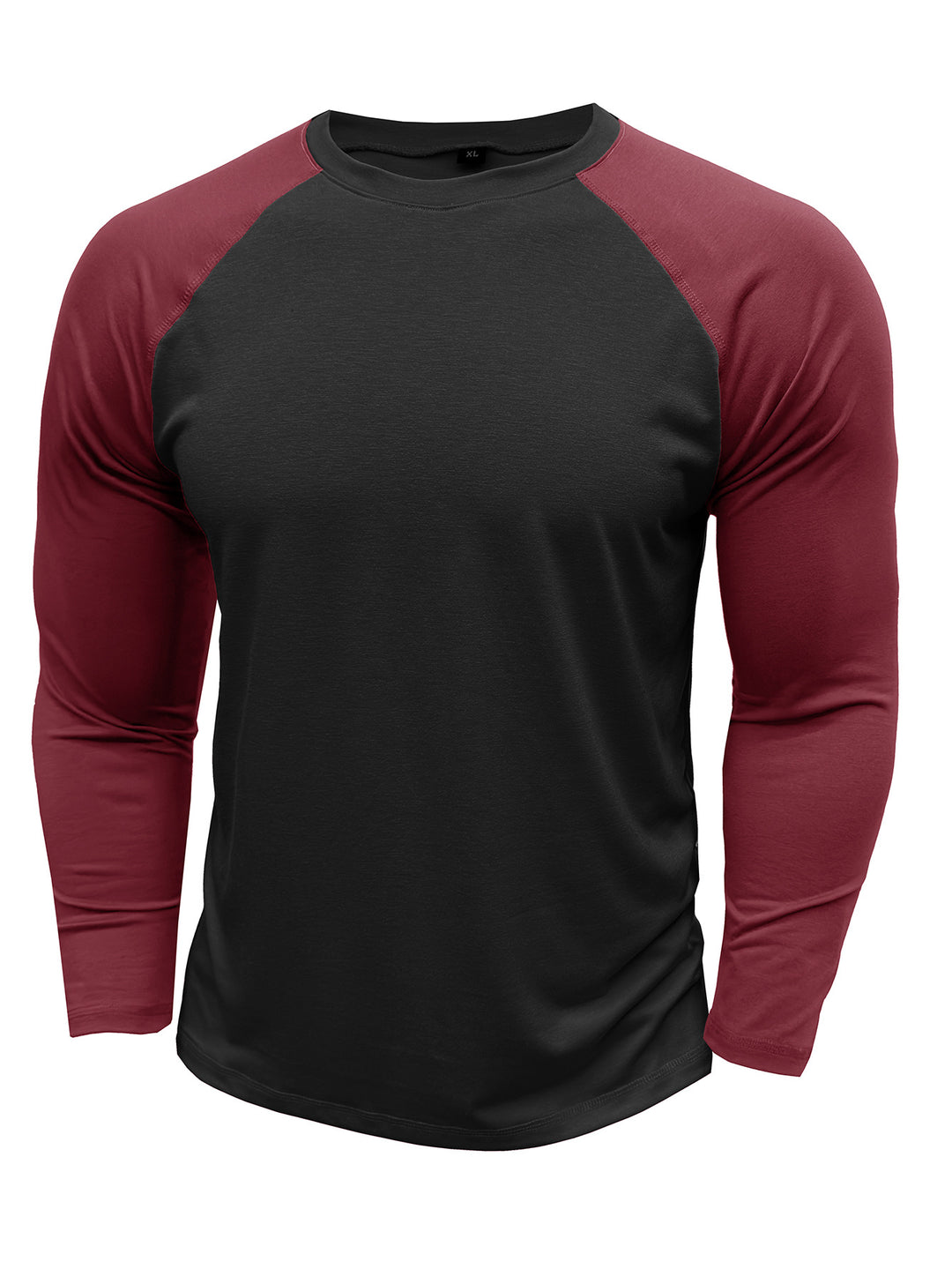 Herren Raglan Langarmshirt mit Kontrastärmeln Aliams