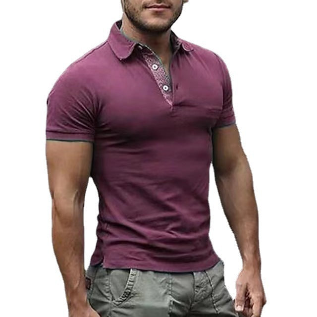 Herren Slim Fit Polo-Shirt Aliams