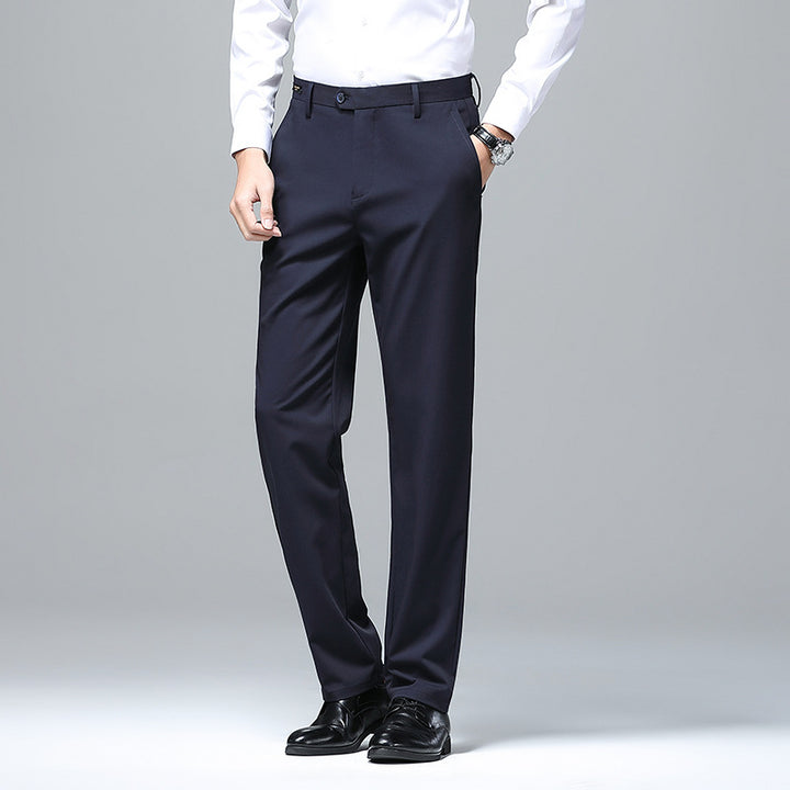 Herren elegante Business-Hose mit feiner Struktur Aliams