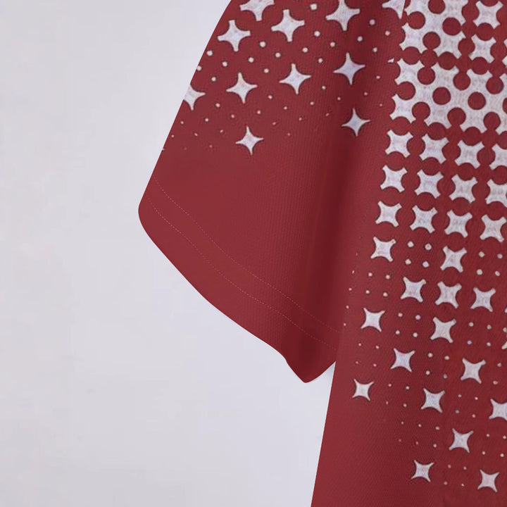 Herren Kurzarm Poloshirt mit innovativem Grafikdesign Aliams