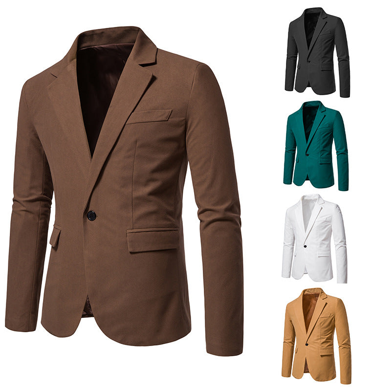 Herren Eleganter Blazer mit modernem Schnitt und Taschen Aliams