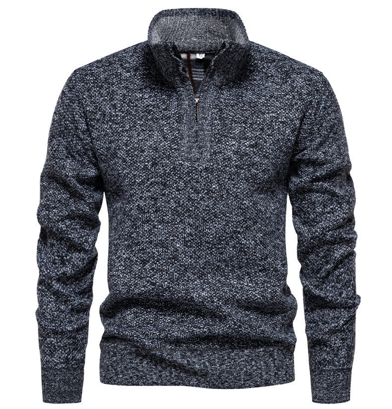 Herren Zip-Pullover mit strukturiertem Design Aliams