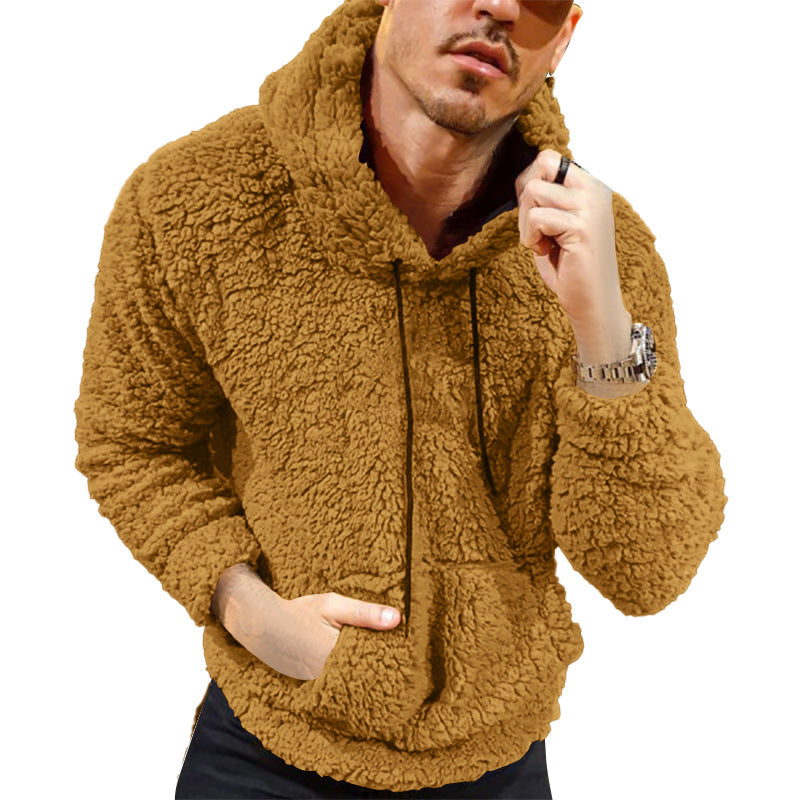 Herren Teddyfell Kapuzenpullover Aliams
