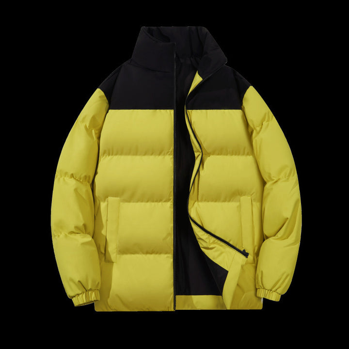 Herren isolierte Pufferjacke mit hochschließendem Kragen Aliams