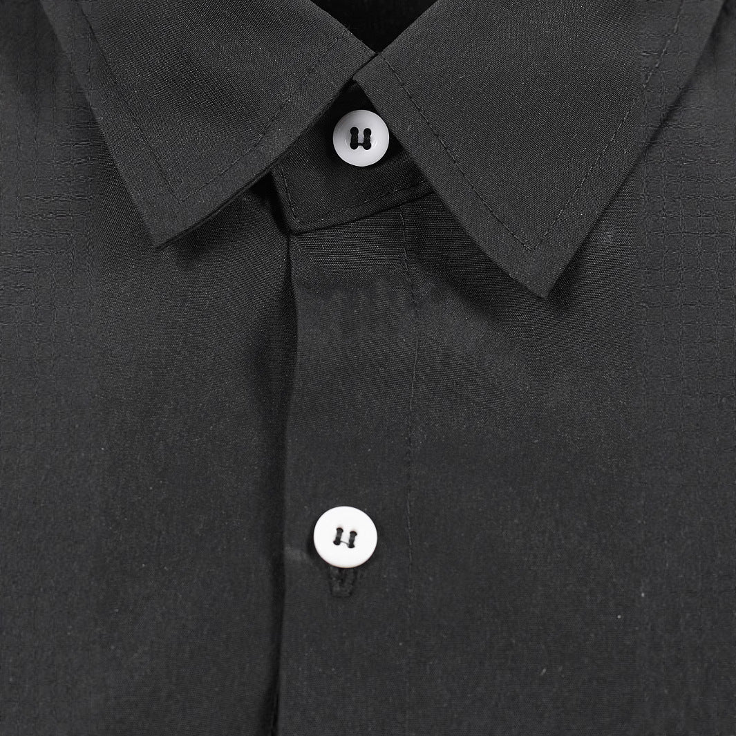 Herren Kreatives Langarmhemd mit asymmetrischem Design Aliams