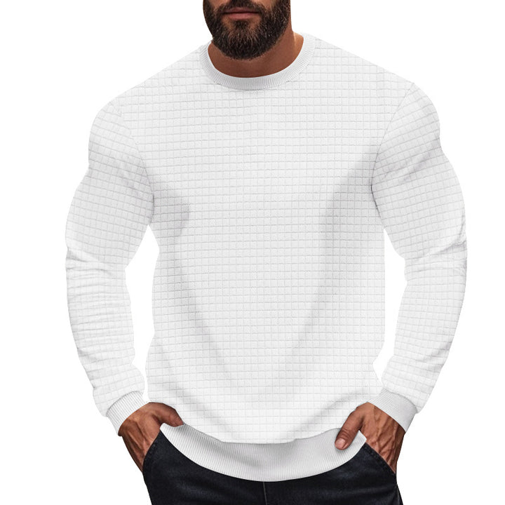 Herren strukturiertes Sweatshirt mit modernem Schnitt und hohem Tragekomfort Aliams