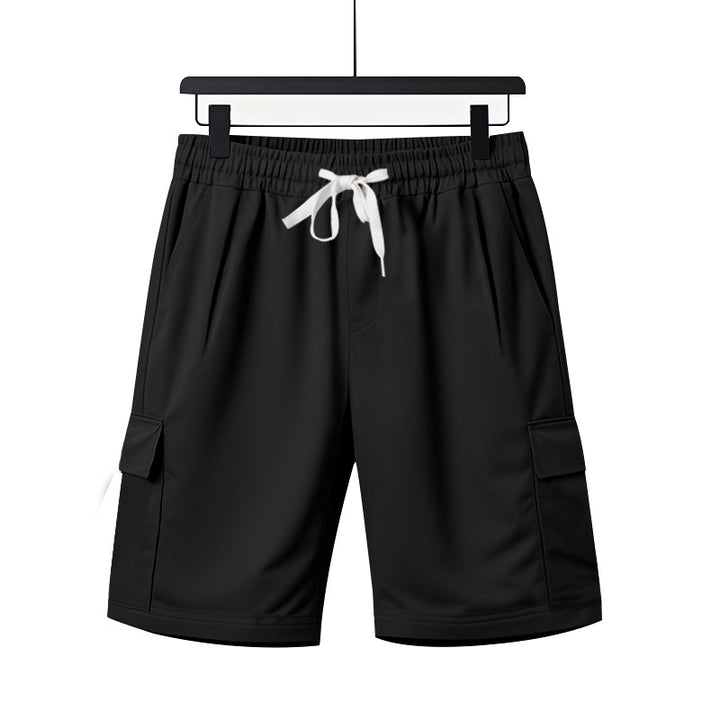 Herren Cargo-Shorts mit elastischem Bund und praktischen Seitentaschen Aliams