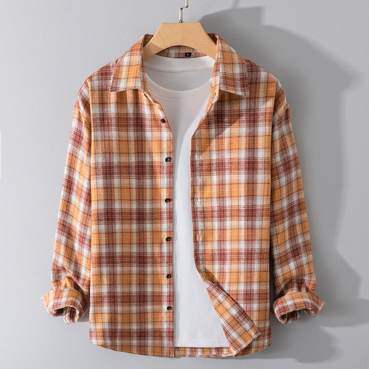 Herren kariertes Freizeithemd Aliams