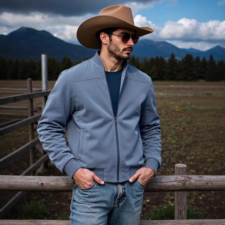 Herren sportliche Bomberjacke mit eleganten Details Aliams