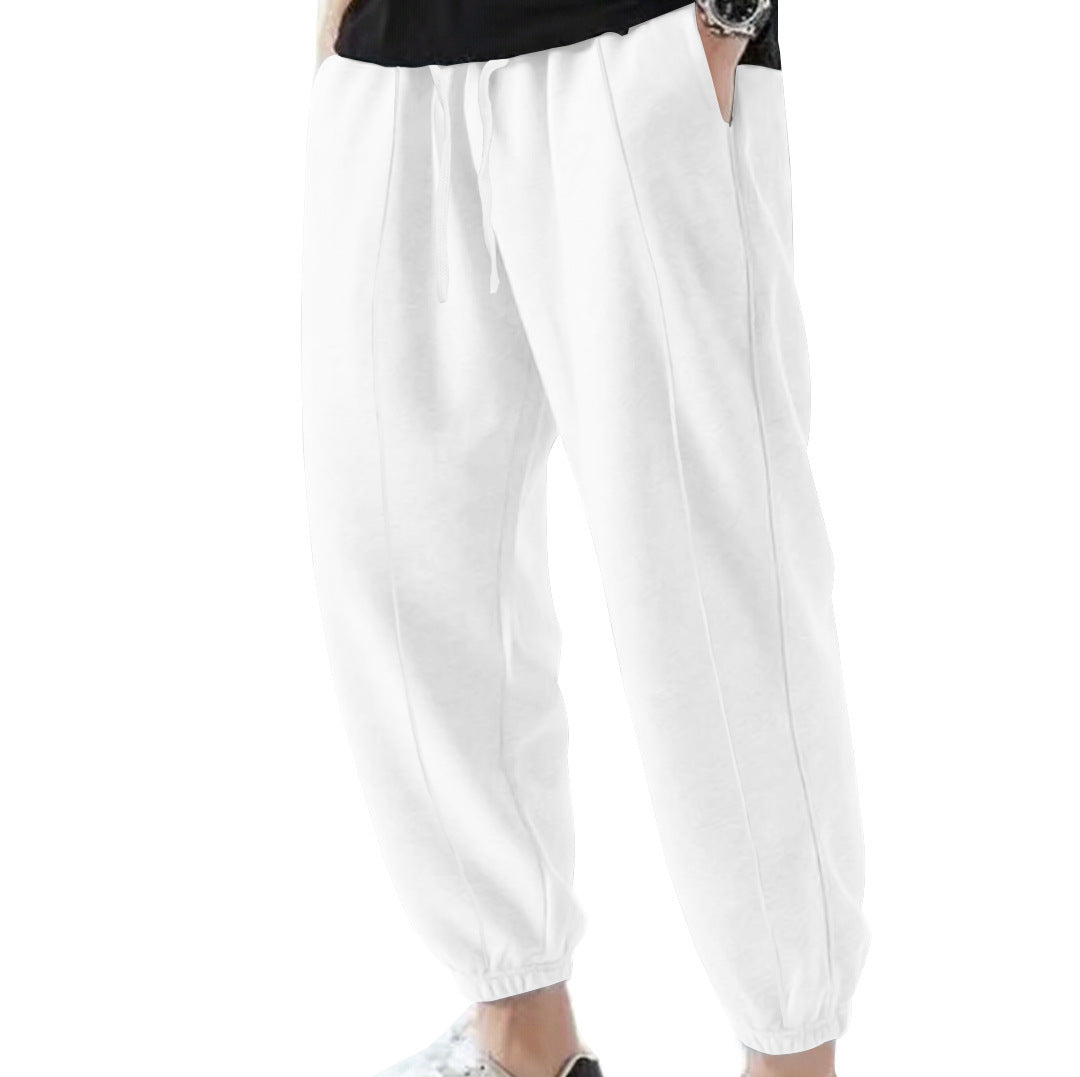 Herren Jogginghose aus atmungsaktivem Material mit verstellbarem Bund Aliams