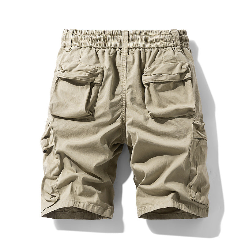 Herren Cargo-Shorts aus strapazierfähigem Material mit praktischen Seitentaschen Aliams