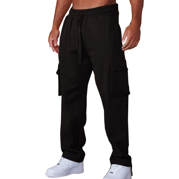 Herren Cargo-Jogginghose mit verstellbarem Bund und praktischen Seitentaschen Aliams