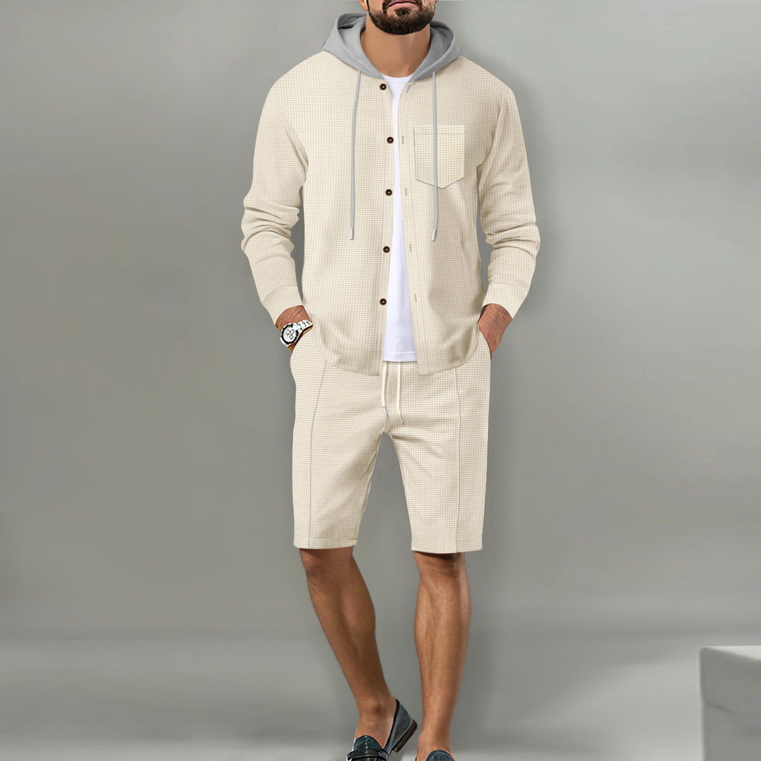 Herren Sportliches Freizeitanzug Aliams